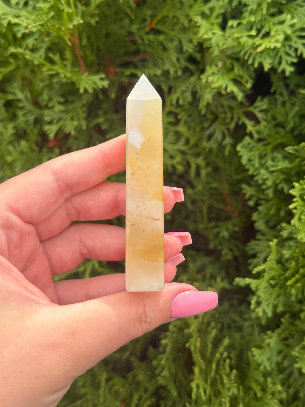 Agate Druzy Point