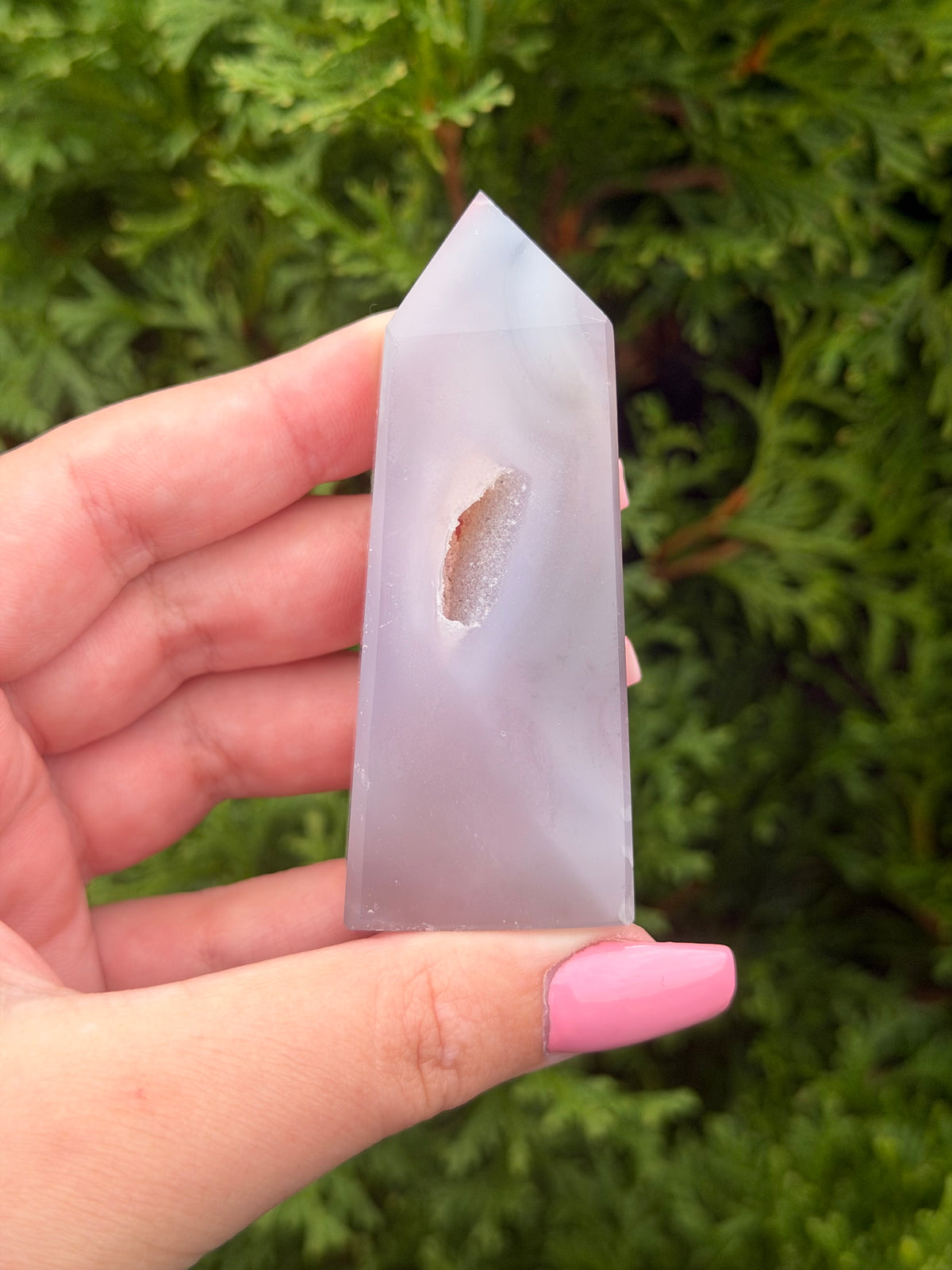 Agate Druzy Point