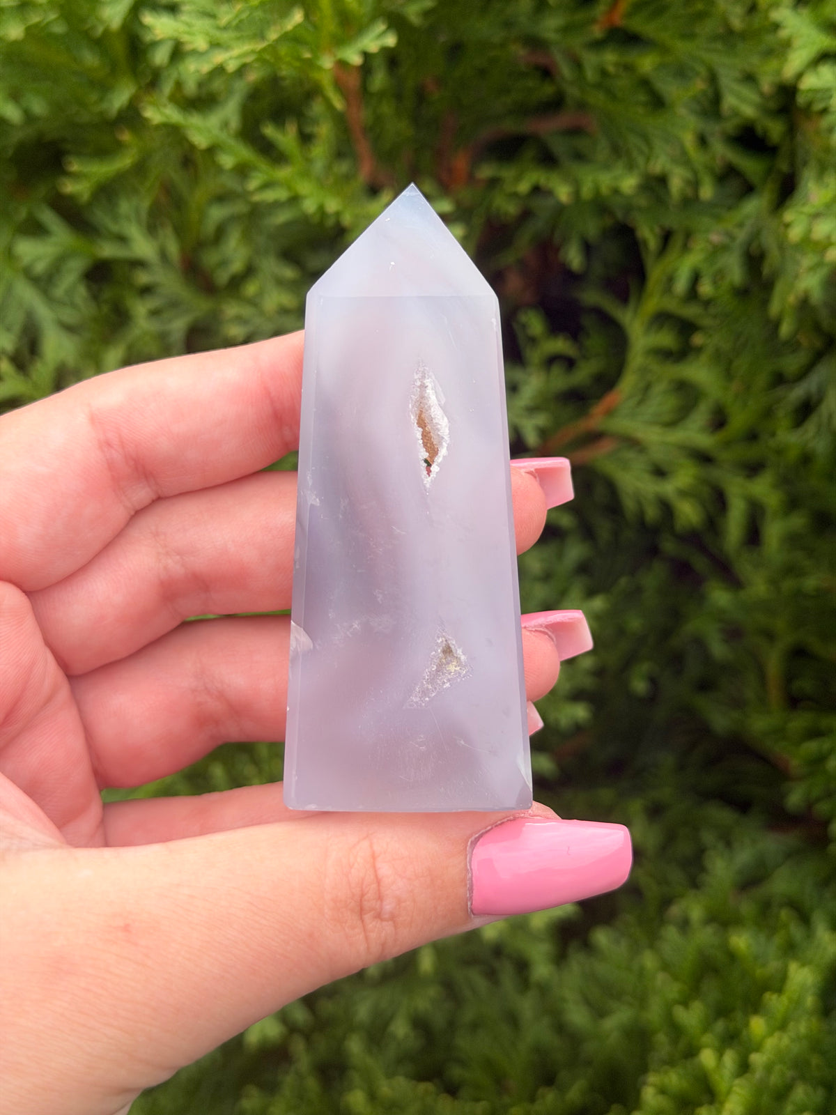 Agate Druzy Point