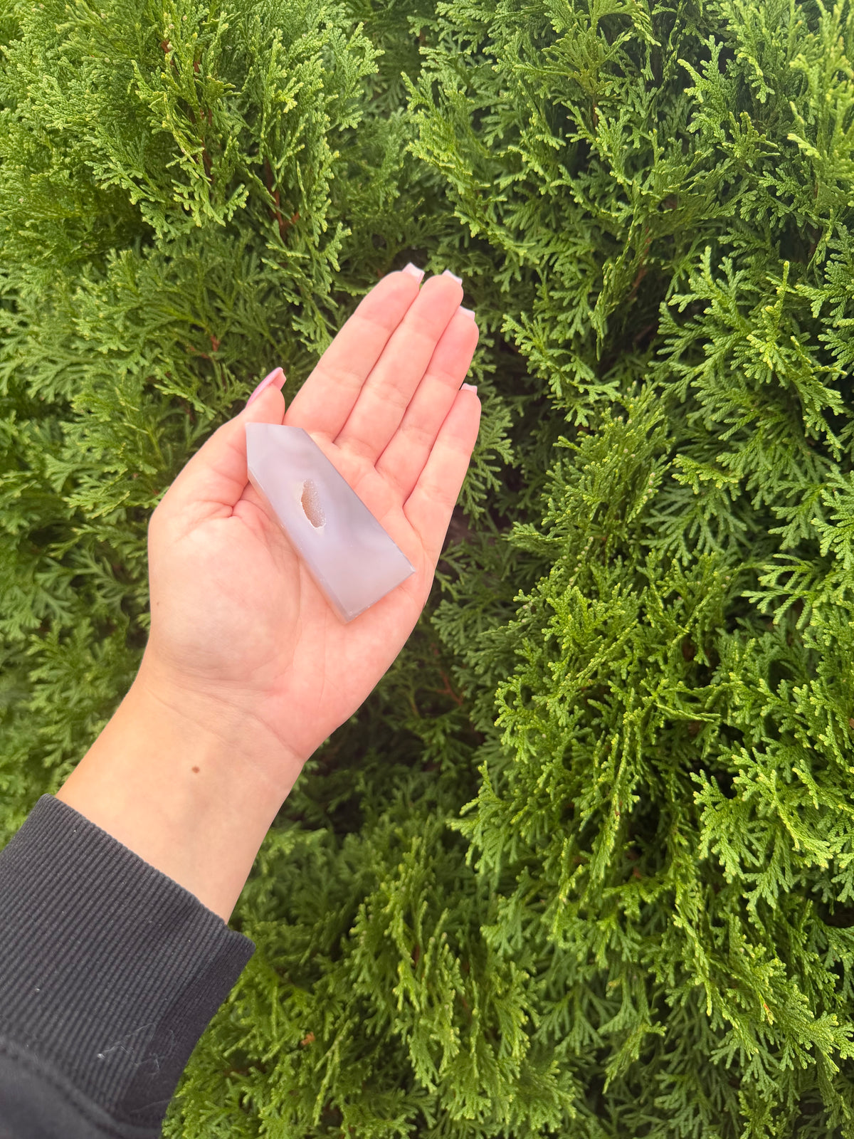 Agate Druzy Point