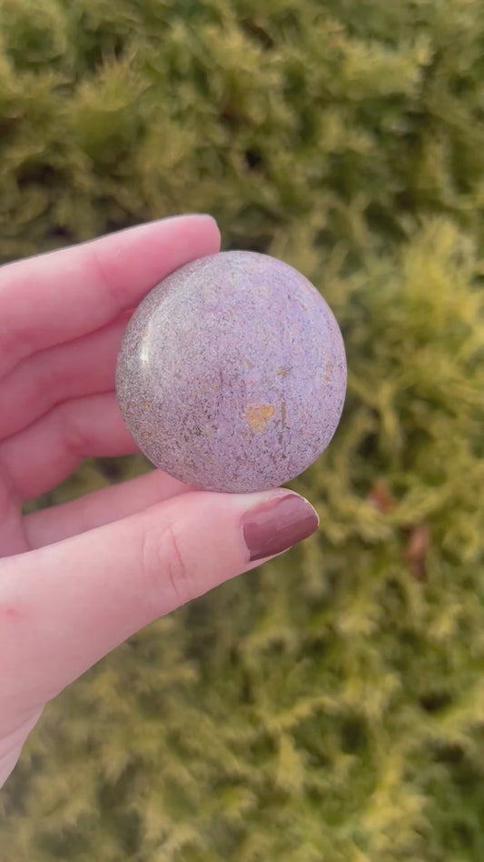 Small Ocean Jasper Palm Stone