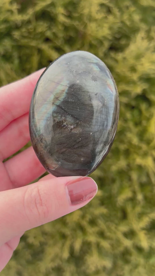Small Labradorite Palm Stone