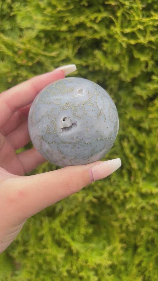 Moss Agate Sphere