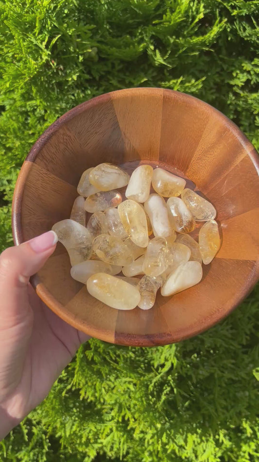 Tumbled Citrine Stones