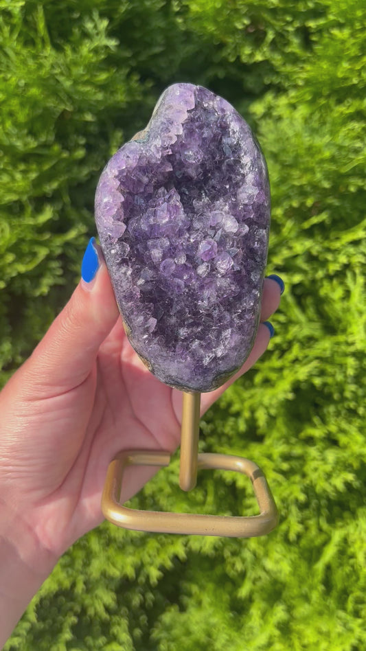 Amethyst Cluster on Stand
