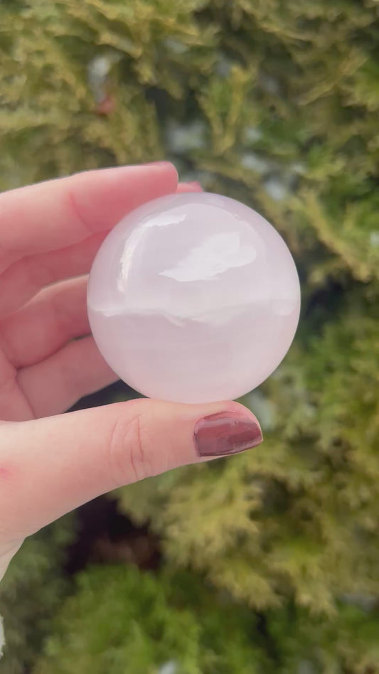Pink Calcite Sphere